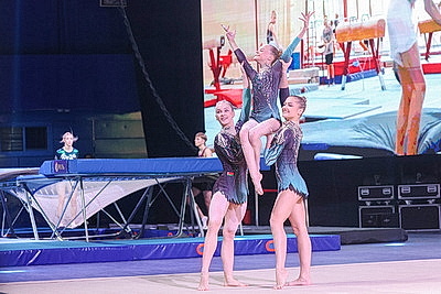 В столичном Дворце спорта проходит праздничное мероприятие к 100-летию спортивной отрасли