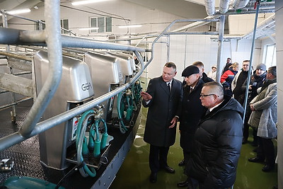 Новый молочно-товарный комплекс открыли в Клецком районе