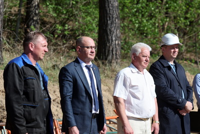 Модернизированную баржу для речного пароходства спустили на воду Немана в Гродно