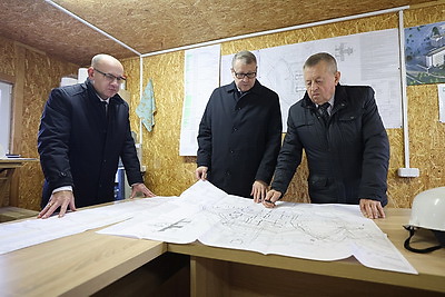 Высокие темпы без ущерба качеству. Как идет возведение новой больницы в Гродно