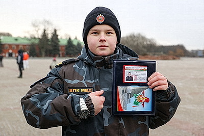 Более 500 учащихся произнесли в Брестской крепости клятву воспитанников военно-патриотических клубов