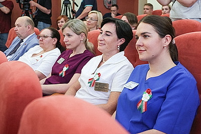 В Минске поздравили родившихся 3 июля малышей и их мам