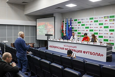 Пресс-конференция главных тренеров сборных Беларуси и Китая по мини-футболу прошла в Минске