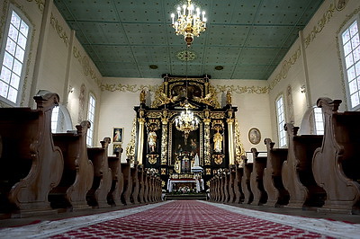 Достопримечательности. Костел Св. Иоанна Крестителя в Волпе