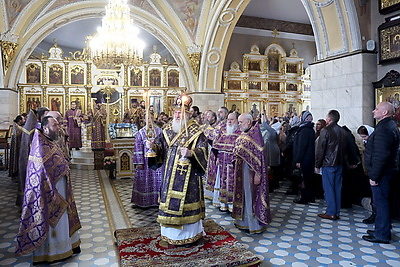 Праздничное богослужение в честь Могилево-Братской иконы Божией Матери состоялось в Могилеве