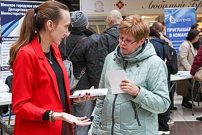В Минске проходит общереспубликанская ярмарка вакансий для пожилых и инвалидов