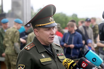 В Речице встретили акцию \"Марш Победы\"
