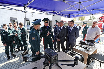 В жилом районе Минска \"Северный берег\" открыли новую пожарную часть