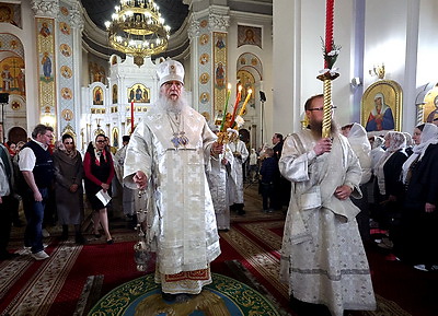 Православные верующие отметили Пасху