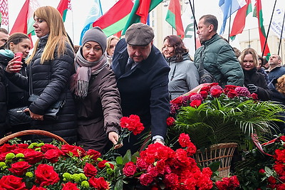 В Беларуси отметили День Октябрьской революции