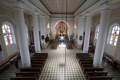 Достопримечательности. Костел Святого Вацлава в Волковыске