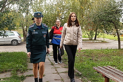 В Брестском районе состоялся рейд МЧС по безопасному использованию печного отопления у населения