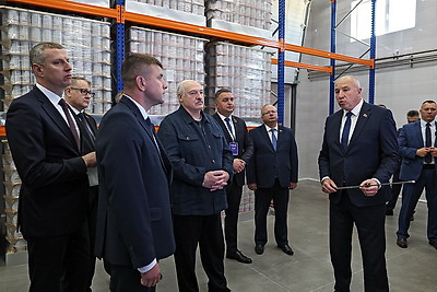 Лукашенко совершил рабочую поездку в Гродненскую область