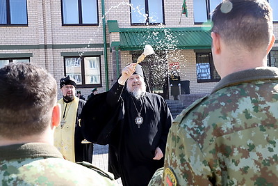 Новый комплекс погранзаставы \"Семеновка\" открыли в Гомельском районе