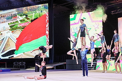 В столичном Дворце спорта проходит праздничное мероприятие к 100-летию спортивной отрасли