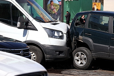 Шесть автомобилей столкнулись на ул.Притыцкого в Минске