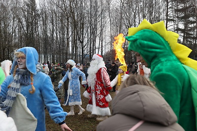 Рождественский общегородской праздник организовали на площадке у столичного Дома милосердия