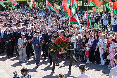Могилевчане встречают День Независимости