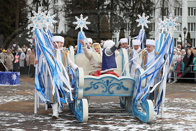 Зимний фестиваль \"Берестейские сани\" провели в Кобрине