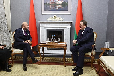 Социальные проекты, деполитизация спорта. Алейник провел переговоры с почетным консулом Беларуси в Швейцарии