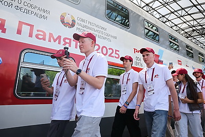 В Бресте встретили участников проекта \"Поезд Памяти\"