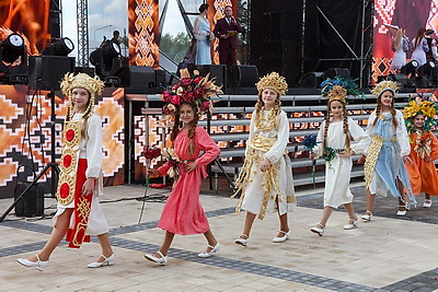 \"Дажынкi-2025\". Как в Заславле проходит областной праздник тружеников села