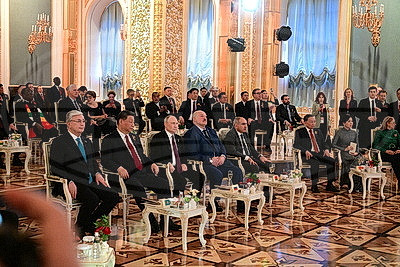 Лукашенко посетил концерт в Кремле для глав зарубежных делегаций