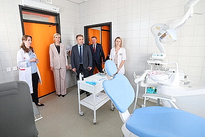Поликлинику на более чем 1,3 тыс. посещений в день открыли в Минском районе