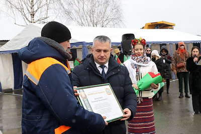 Линию дробления открыли после реконструкции на щебзаводе \"Глушкевичи\"