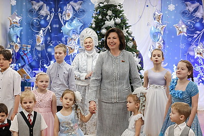 Кочанова поздравила детей из Социально-педагогического центра в Минске