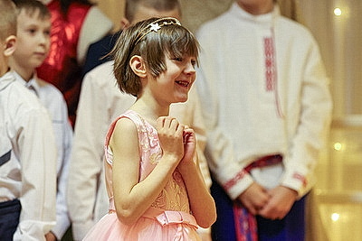 В Минске с наступающим Новым годом поздравили воспитанников детского дома № 7