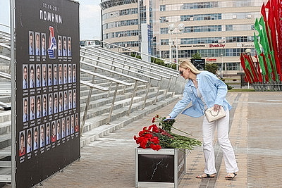 В Минске почтили память хоккеистов \"Локомотива\" из Ярославля