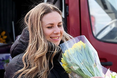 На улицах белорусских городов в преддверии 8 Марта