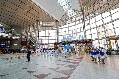 Мероприятия в честь 25-летия открытия нового здания ж/д вокзала проходят в Минске