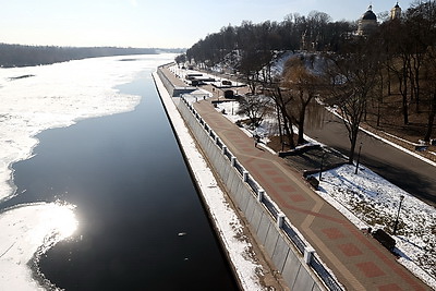 Зимний день в Гомельском парке