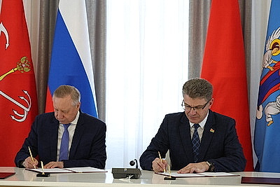 Минск и Санкт-Петербург подписали план сотрудничества до 2030 года