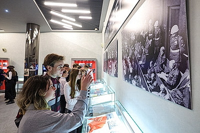 В музее истории ВОВ открылась временная выставка, посвященная Нюрнбергскому международному военному трибуналу