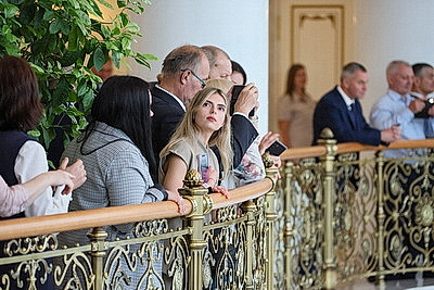 Сотрудники \"Белтелекома\" посетили с экскурсией Дворец Независимости