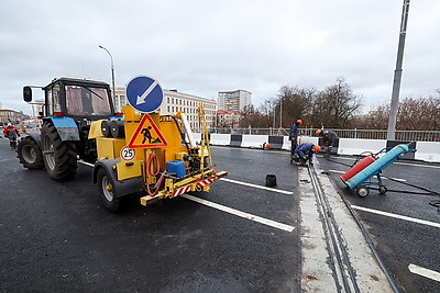 Движение по путепроводу между ул.Московской и пр.Независимости откроют в ночь на 1 ноября
