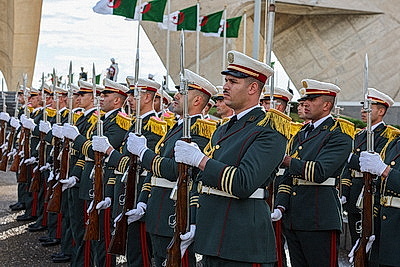 Лукашенко в Алжире возложил венок в мемориальном комплексе \"Памятник славы и мученичества\"