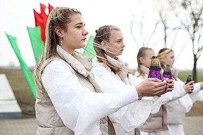 Митинг памяти жертв Хатыни состоялся в мемориальном комплексе \"Дремлево\"