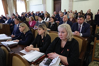 В Витебском облисполкоме состоялось собрание делегатов ВНС