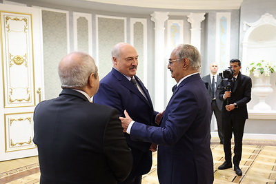 Лукашенко провел встречу с верховным главнокомандующим Ливийской национальной армией