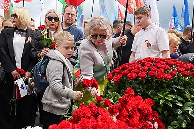 Память павших в годы ВОВ почтили в \"Тростенце\"