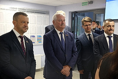 В Пинске после капремонта открыли детскую поликлинику