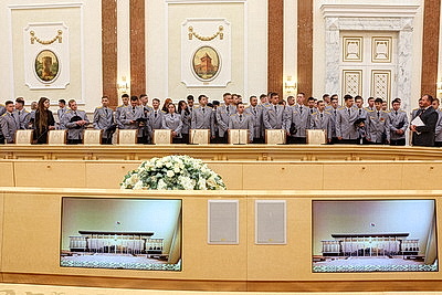 Дворец Независимости посетили сотрудники Следственного комитета