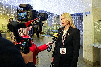 В рамках второго заседания VII ВНС во Дворце Республики организована работа пресс-центра