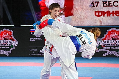 Белорусские каратисты завоевали более 120 наград турнира Belarus Open