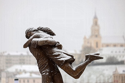 Настоящая зима пришла в Беларусь