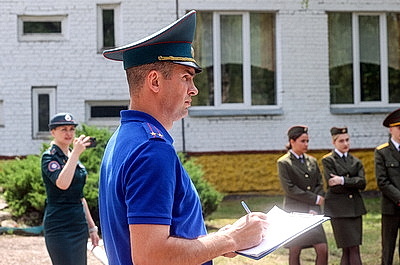 В Гомельском районе проходит областной слет юных спасателей-пожарных